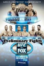 Watch UFC On Fox Henderson vs Diaz Preliminary Fights zumvo